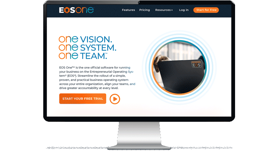 EOS One Website gif